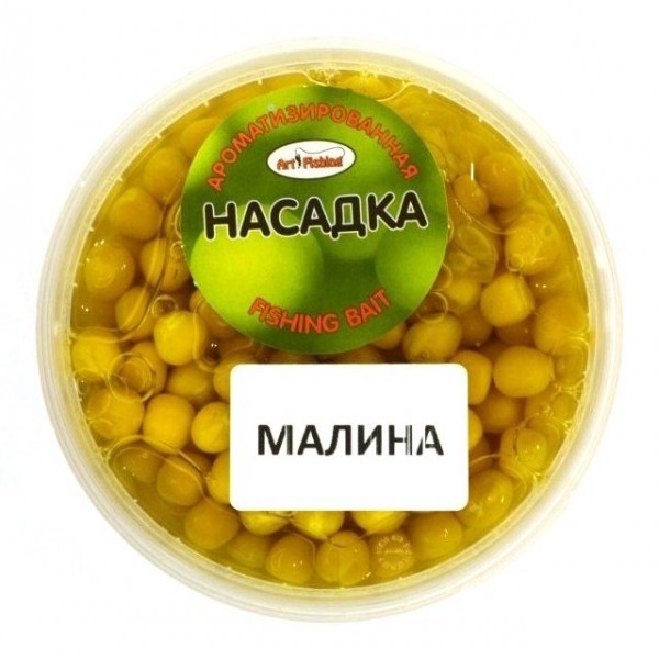 Горох для риболовлі, Art Fishing, банку, 250мл, смак Малина